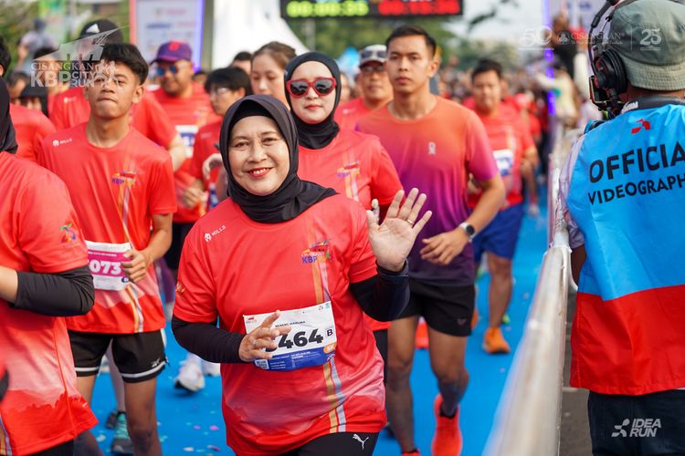 Race photo from CISANGKAN KBP CITY RUN 2025