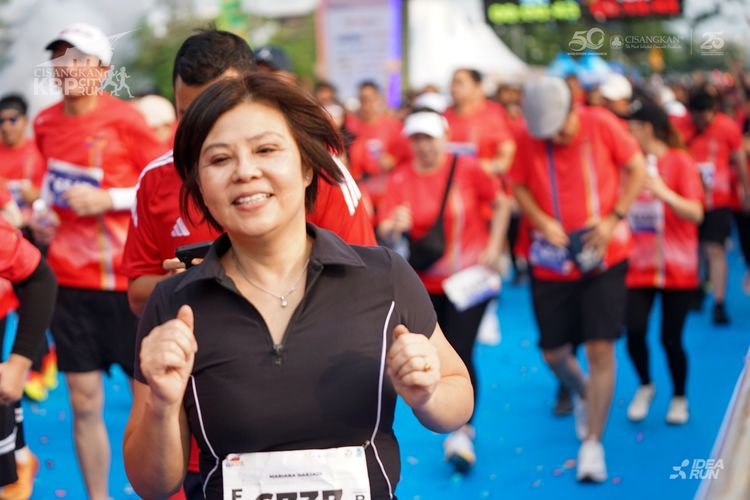Race photo from CISANGKAN KBP CITY RUN 2025