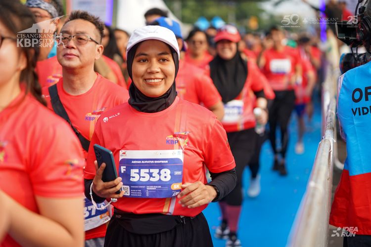 Race photo from CISANGKAN KBP CITY RUN 2025