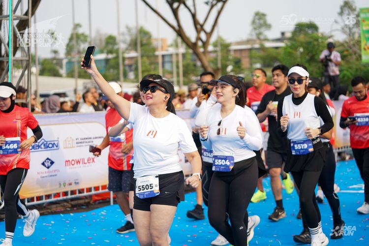 Race photo from CISANGKAN KBP CITY RUN 2025