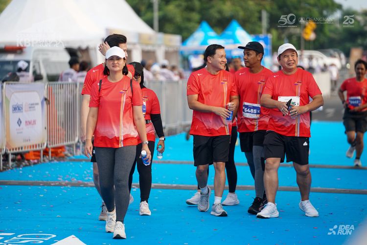 Race photo from CISANGKAN KBP CITY RUN 2025