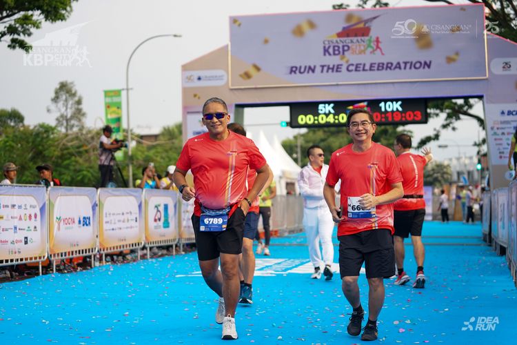Race photo from CISANGKAN KBP CITY RUN 2025