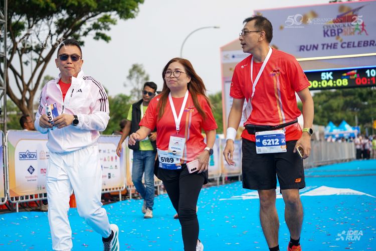 Race photo from CISANGKAN KBP CITY RUN 2025