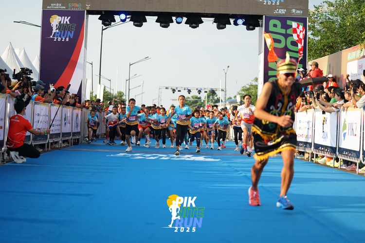 Race photo from PIK NITE RUN 2025
