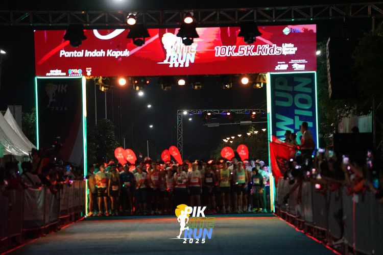 Race photo from PIK NITE RUN 2025