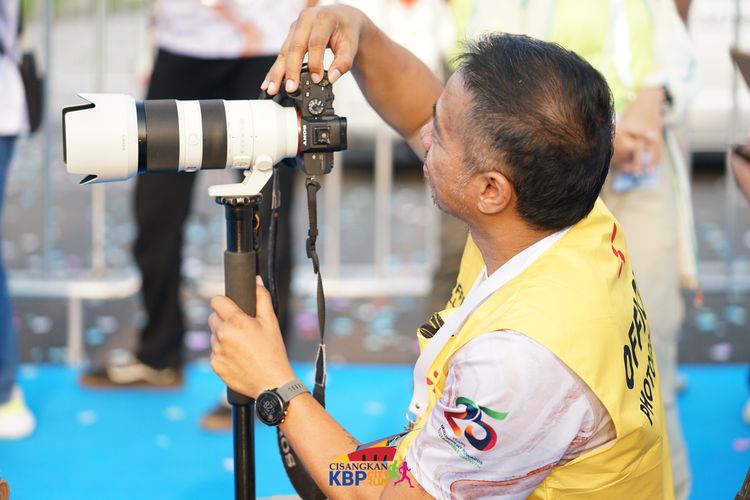 Race photo from CISANGKAN KBP CITY RUN 2025