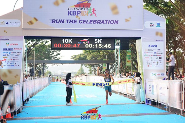 Race photo from CISANGKAN KBP CITY RUN 2025