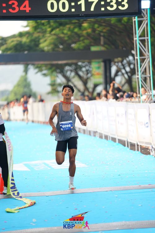 Race photo from CISANGKAN KBP CITY RUN 2025