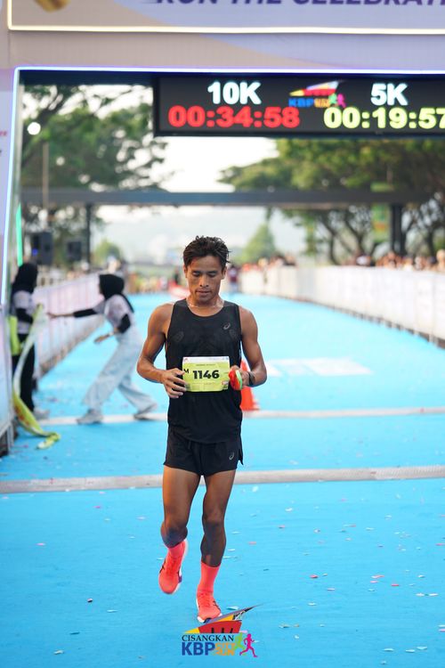 Race photo from CISANGKAN KBP CITY RUN 2025