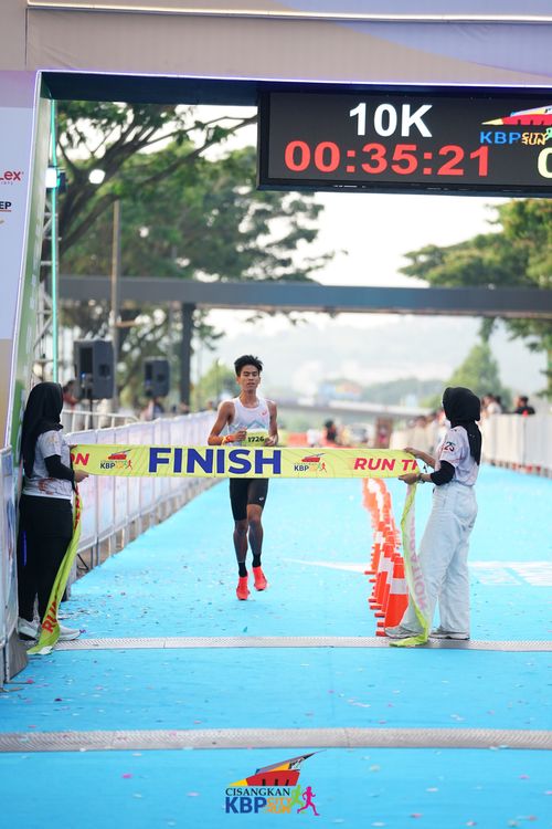 Race photo from CISANGKAN KBP CITY RUN 2025