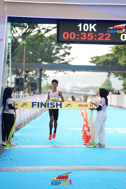 Race photo from CISANGKAN KBP CITY RUN 2025