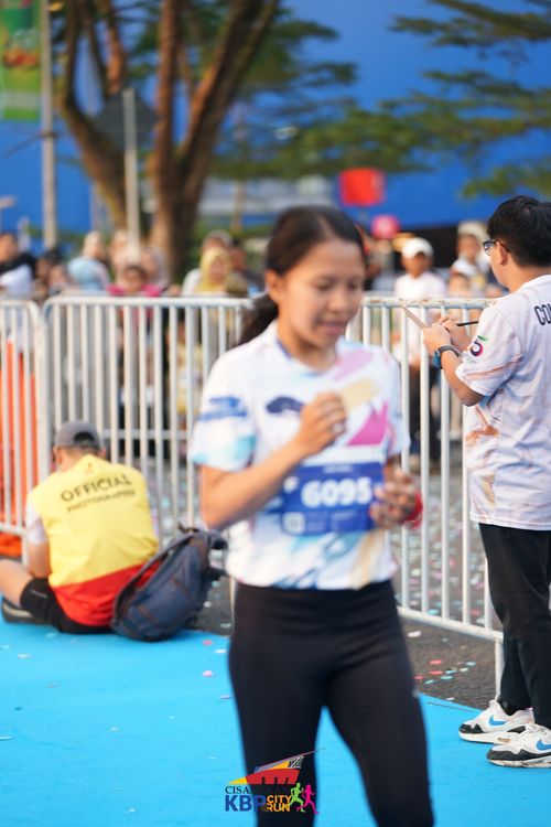 Race photo from CISANGKAN KBP CITY RUN 2025