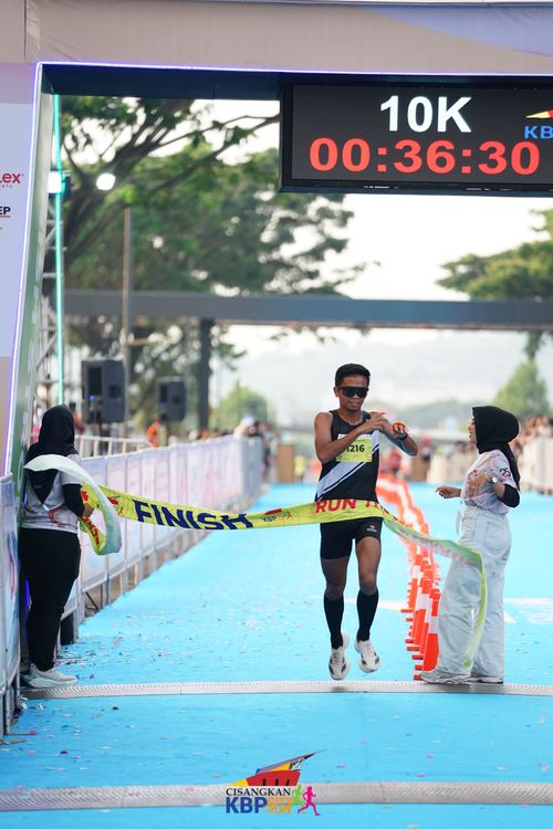 Race photo from CISANGKAN KBP CITY RUN 2025
