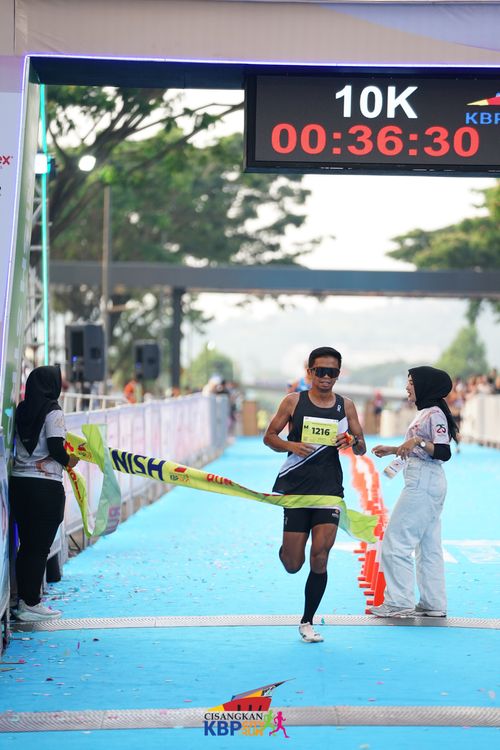 Race photo from CISANGKAN KBP CITY RUN 2025