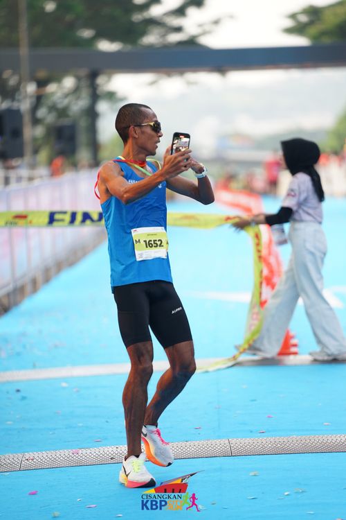 Race photo from CISANGKAN KBP CITY RUN 2025