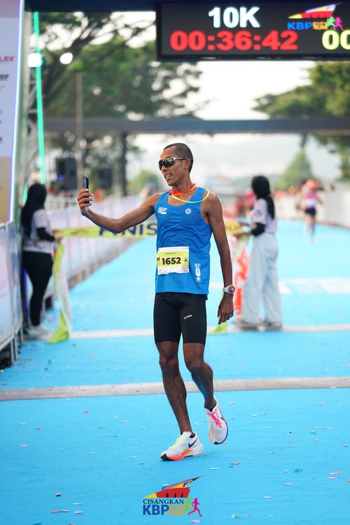 Race photo from CISANGKAN KBP CITY RUN 2025