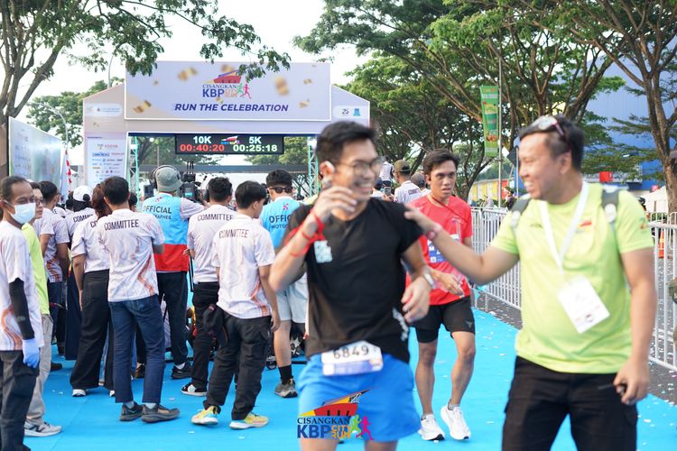 Race photo from CISANGKAN KBP CITY RUN 2025