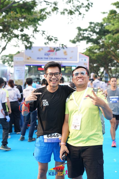 Race photo from CISANGKAN KBP CITY RUN 2025