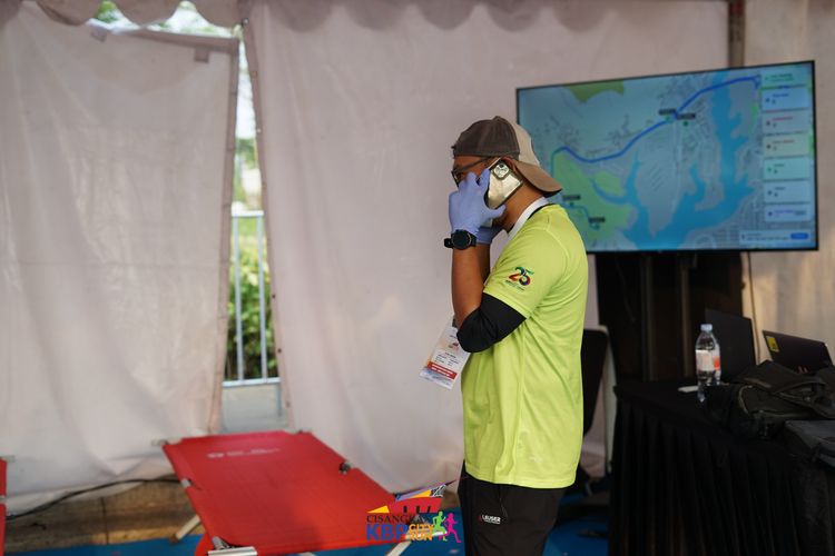 Race photo from CISANGKAN KBP CITY RUN 2025