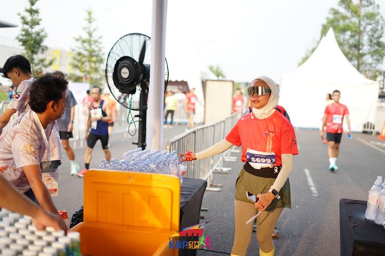 Race photo from CISANGKAN KBP CITY RUN 2025