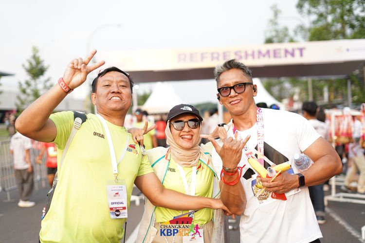 Race photo from CISANGKAN KBP CITY RUN 2025