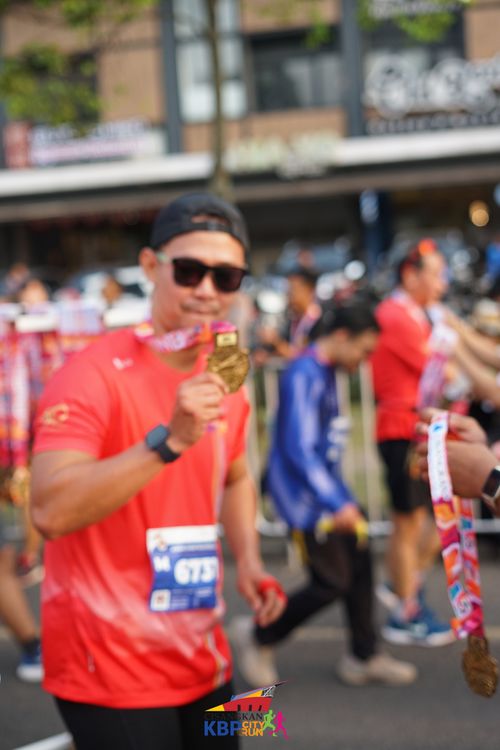 Race photo from CISANGKAN KBP CITY RUN 2025