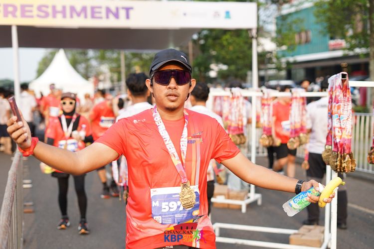 Race photo from CISANGKAN KBP CITY RUN 2025