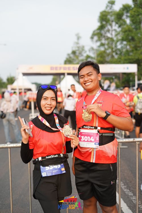 Race photo from CISANGKAN KBP CITY RUN 2025