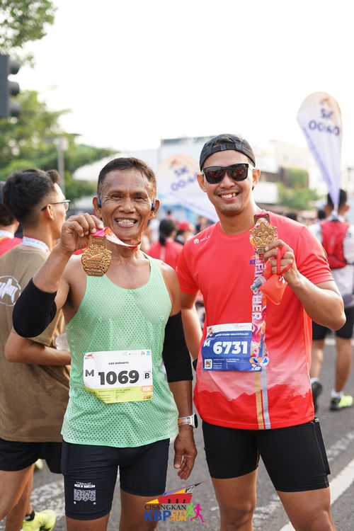 Race photo from CISANGKAN KBP CITY RUN 2025