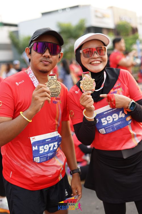 Race photo from CISANGKAN KBP CITY RUN 2025