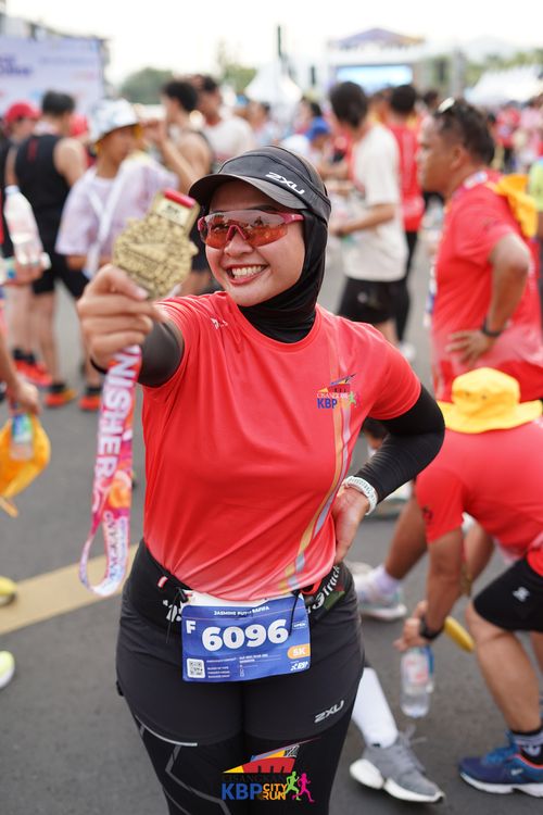 Race photo from CISANGKAN KBP CITY RUN 2025