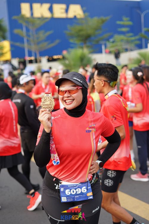 Race photo from CISANGKAN KBP CITY RUN 2025