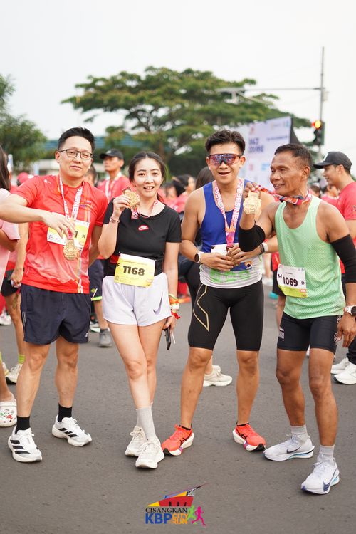 Race photo from CISANGKAN KBP CITY RUN 2025