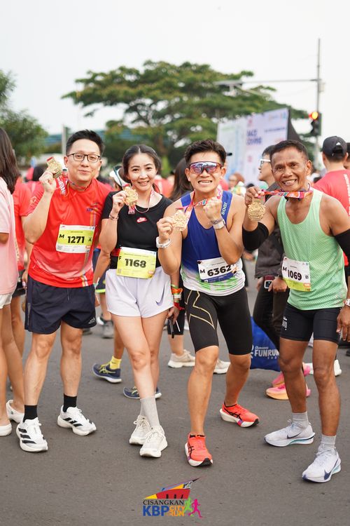 Race photo from CISANGKAN KBP CITY RUN 2025