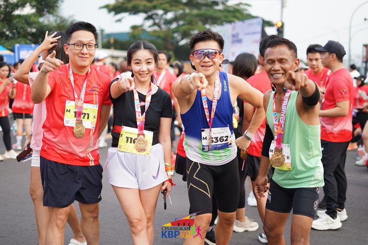 Race photo from CISANGKAN KBP CITY RUN 2025