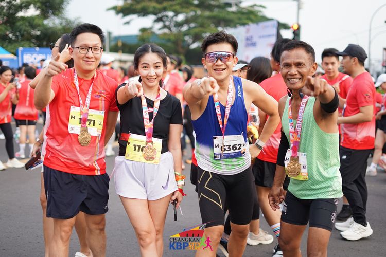 Race photo from CISANGKAN KBP CITY RUN 2025