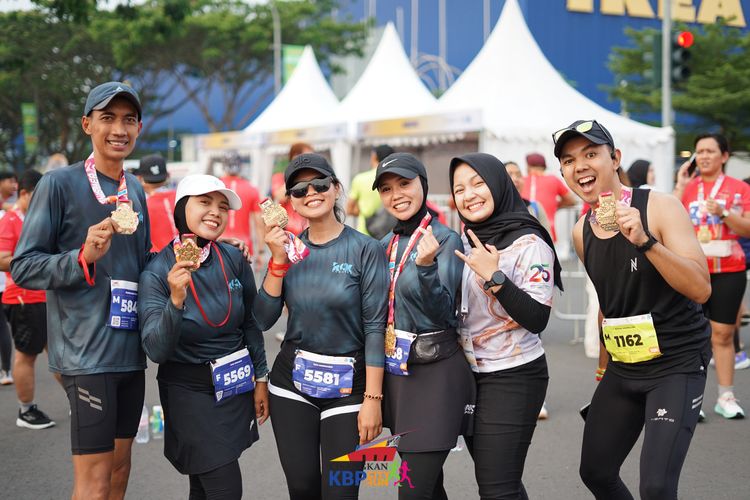 Race photo from CISANGKAN KBP CITY RUN 2025