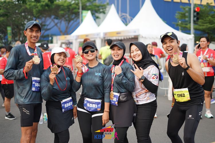 Race photo from CISANGKAN KBP CITY RUN 2025