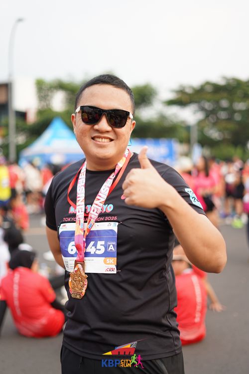 Race photo from CISANGKAN KBP CITY RUN 2025