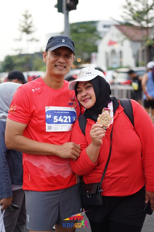 Race photo from CISANGKAN KBP CITY RUN 2025