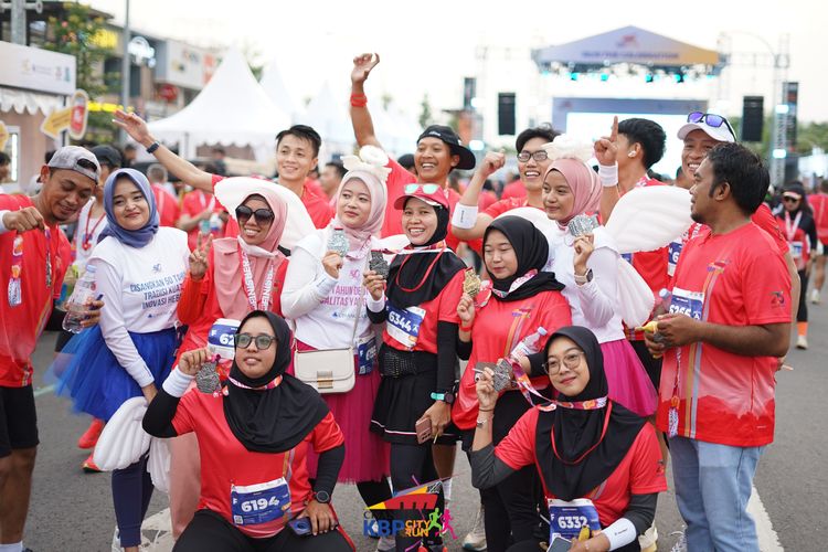 Race photo from CISANGKAN KBP CITY RUN 2025