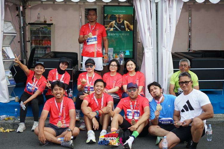 Race photo from CISANGKAN KBP CITY RUN 2025