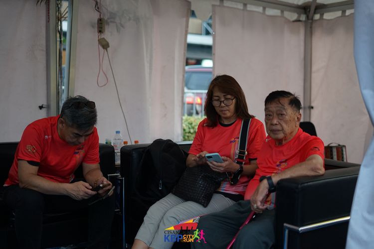 Race photo from CISANGKAN KBP CITY RUN 2025