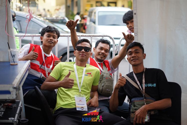 Race photo from CISANGKAN KBP CITY RUN 2025