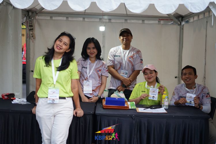 Race photo from CISANGKAN KBP CITY RUN 2025