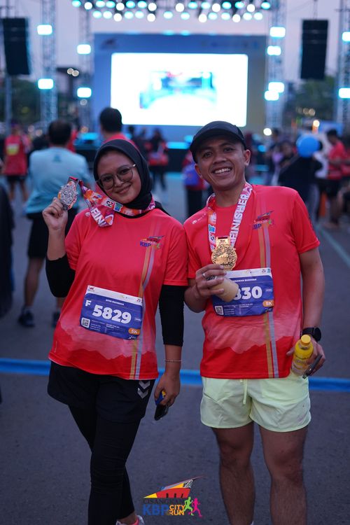 Race photo from CISANGKAN KBP CITY RUN 2025