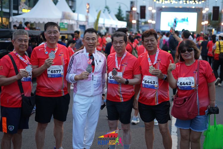 Race photo from CISANGKAN KBP CITY RUN 2025