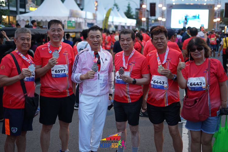 Race photo from CISANGKAN KBP CITY RUN 2025