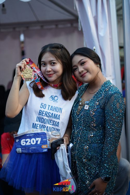 Race photo from CISANGKAN KBP CITY RUN 2025