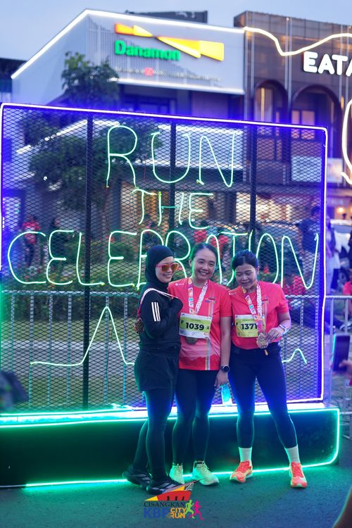 Race photo from CISANGKAN KBP CITY RUN 2025